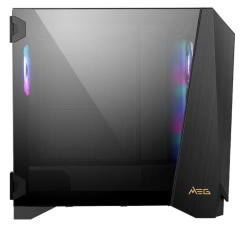 MSI MEG PROSPECT 700R A-RGB Dokunmatik IPS Panel E-ATX Mid Tower Kasa PSU YOK Temperli Cam,4x140MM